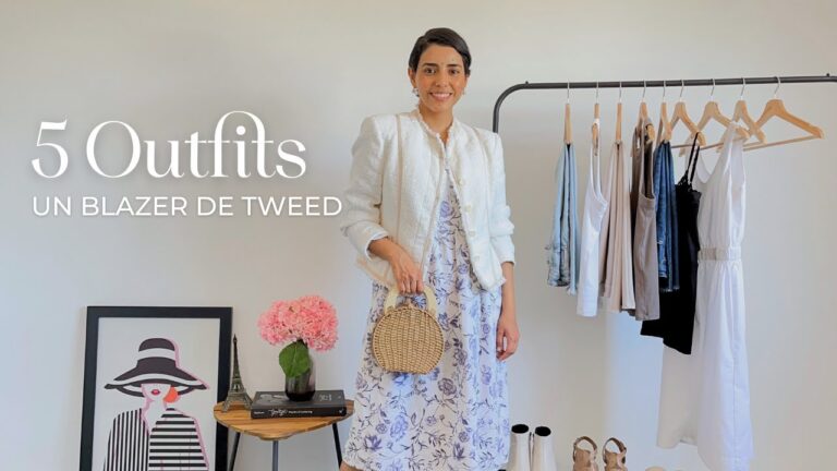 Combinaciones de Tweed para Vestidos Elegantes