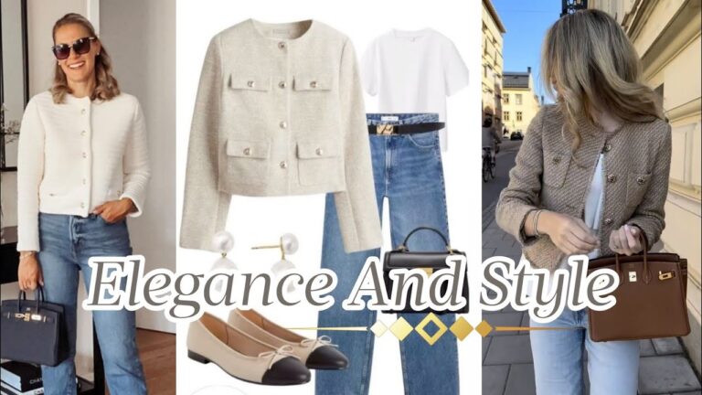 Tweed Resistente: Clave para Outfits Invernales Elegantes