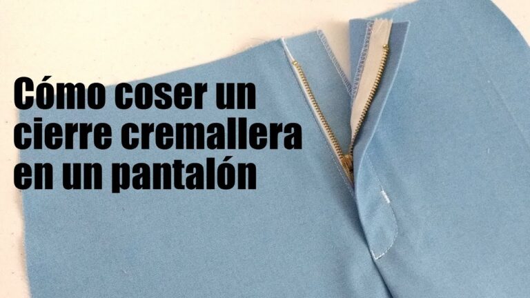 Consejos Prácticos para Coser Cremallera en Pantalones