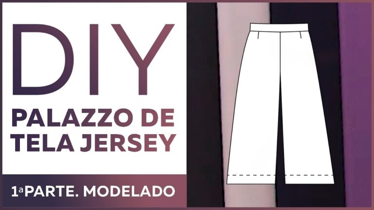 Domina el arte de coser pantalones amplios