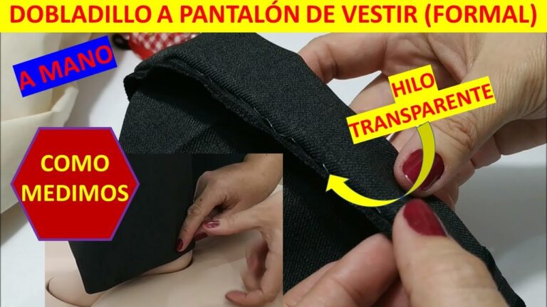El Dobladillo Perfecto para tus Pantalones