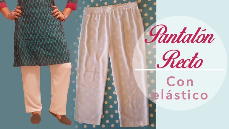 Tutorial de Costura para Pantalones Rectos