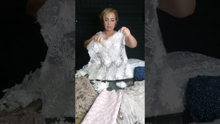 Vestidos de Ensueño: Elegancia con Telas de Tul Bordado