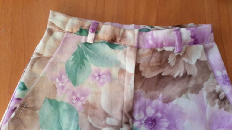 Guía Práctica para Confeccionar Pantalones con Trabillas para Cinturón