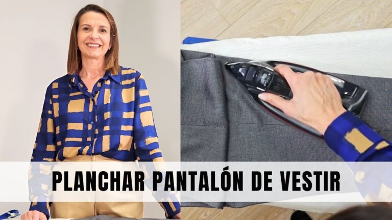 Guía Práctica para Hacer Pantalones Planchados